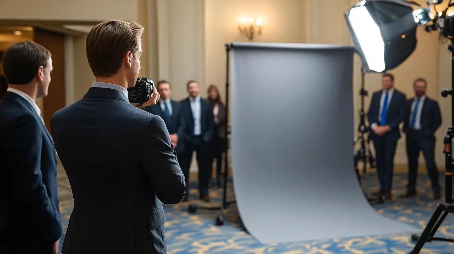 Conference Headshots Boston — On-Site Studio Headshots for Corporate Events — Photography Shark