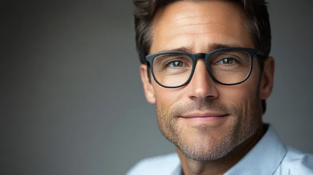 Headshots With Glasses: How to Avoid Glare and Look Your Best — Photography Shark