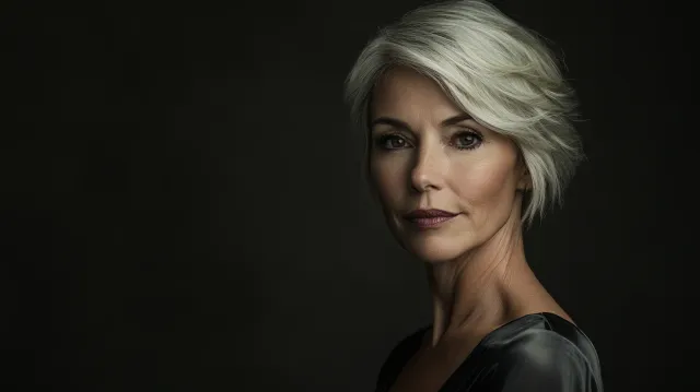 40 over 40 portrait — empowered professional studio session