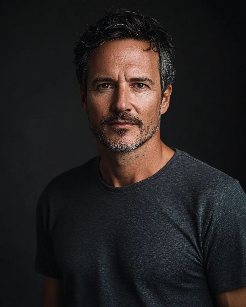 South Shore actor headshot — Photography Shark studio
