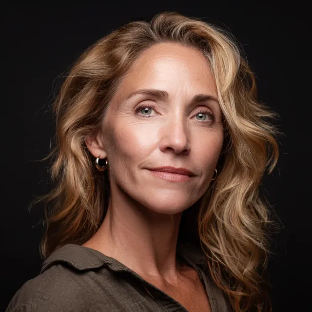 Corporate headshot Boston — woman in studio