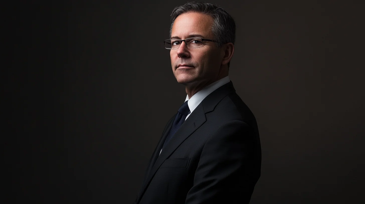 Lawyer headshot Boston — conservative formal portrait