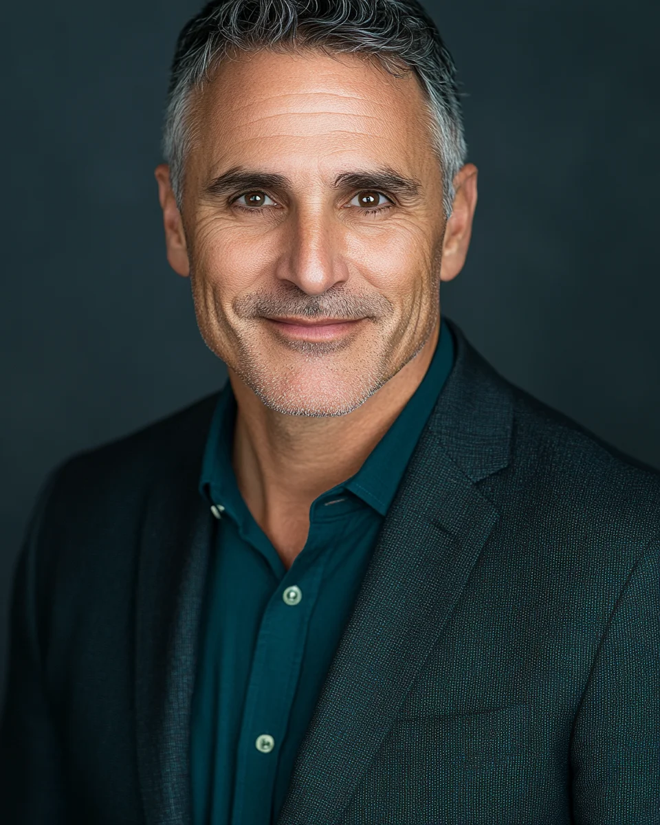 Boston keynote speaker headshot — Photography Shark studio